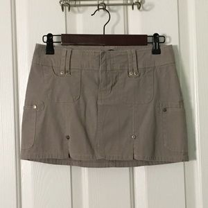 SOLD - Tan Mini Skirt